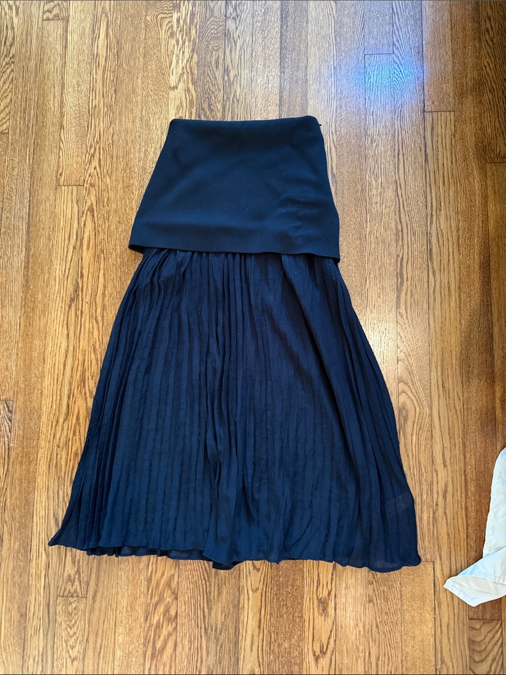 Zara combined pleated skirt